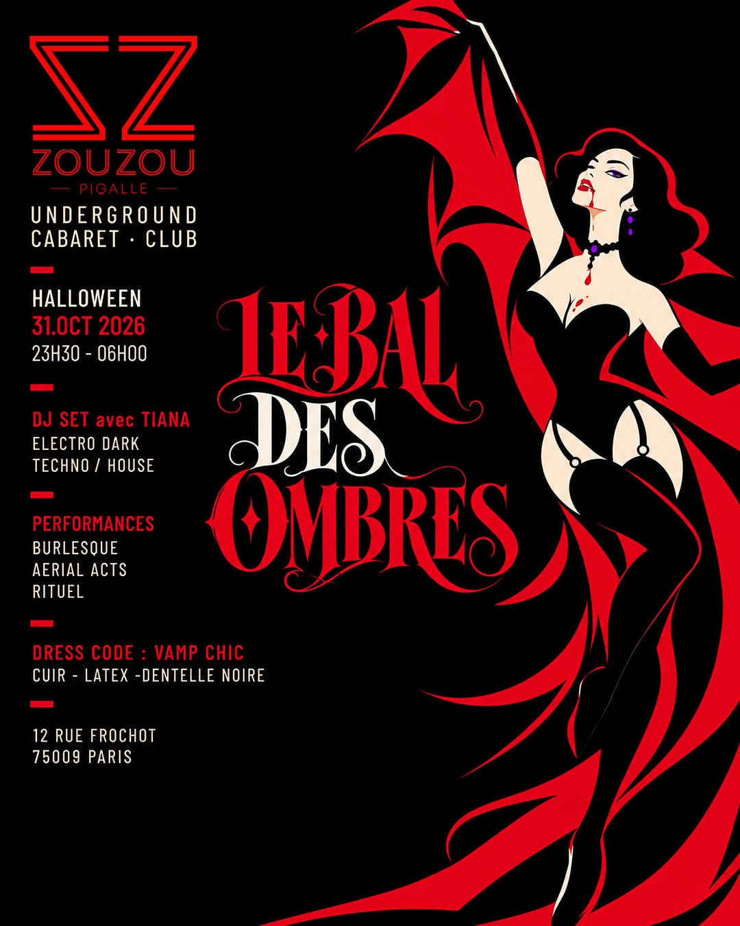 Affiche — Le Bal des Ombres